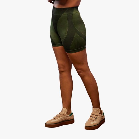 Adidas Originals Women's Ivy Park Halls of Ivy Wild Pine Short Tights HG2450 - Picture 3 of 7